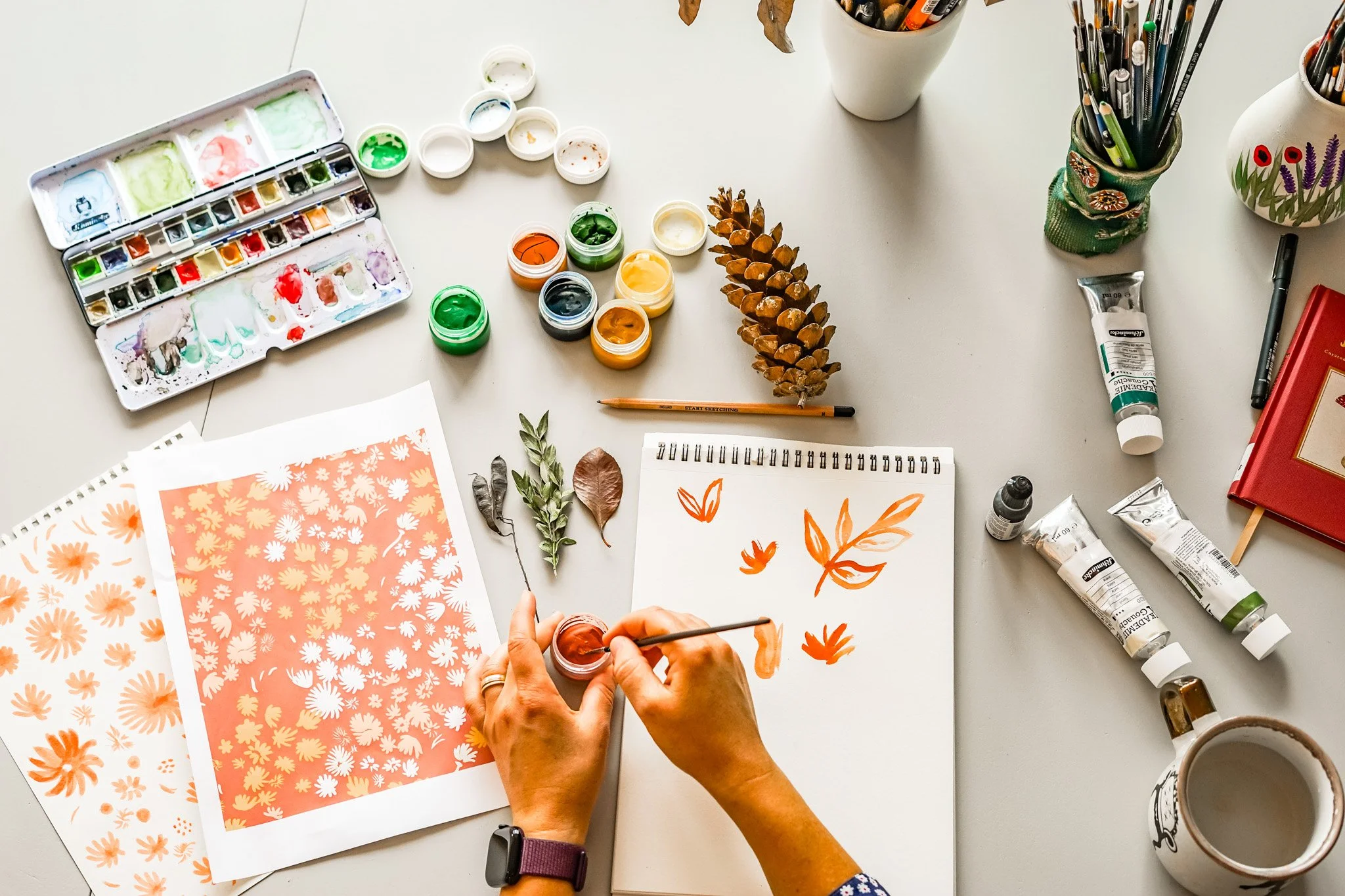 Behind the Scenes - Mirela's Creative Workspace